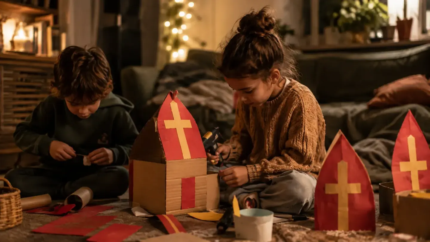 Knutselen sinterklaas — sinterklaas