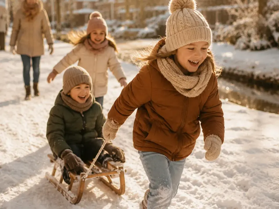 Winteractiviteiten met kinderen